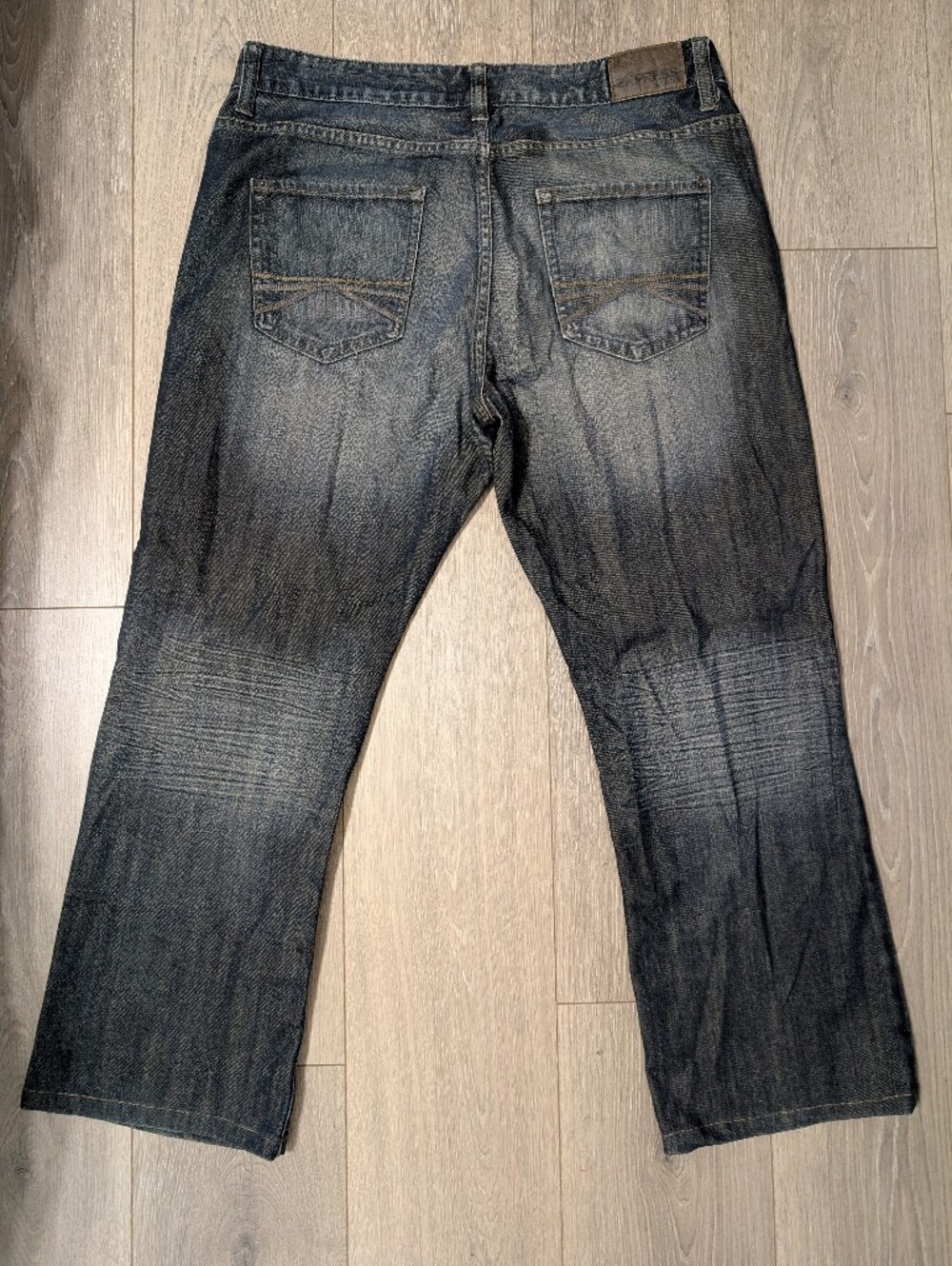 Bundle Of 2 Men's Express Jeans•Loose Stretch & Slim•Low Rise/Boot Cut•34x30👖👖 - Picture 6 of 15